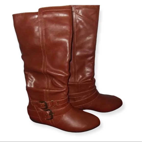 Arizona Jean Company Shoes - ARIZONA Brown Sloan Women's Cognac 8.5M New Boots